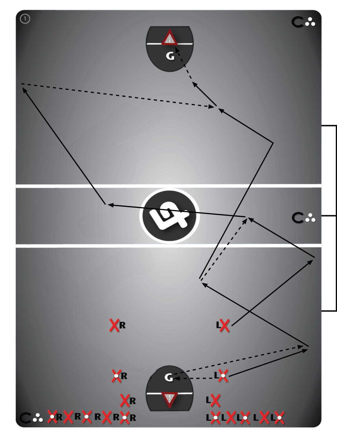 Tranisition Drill #3A - Variaition #4 (Bench-Side Recovery)